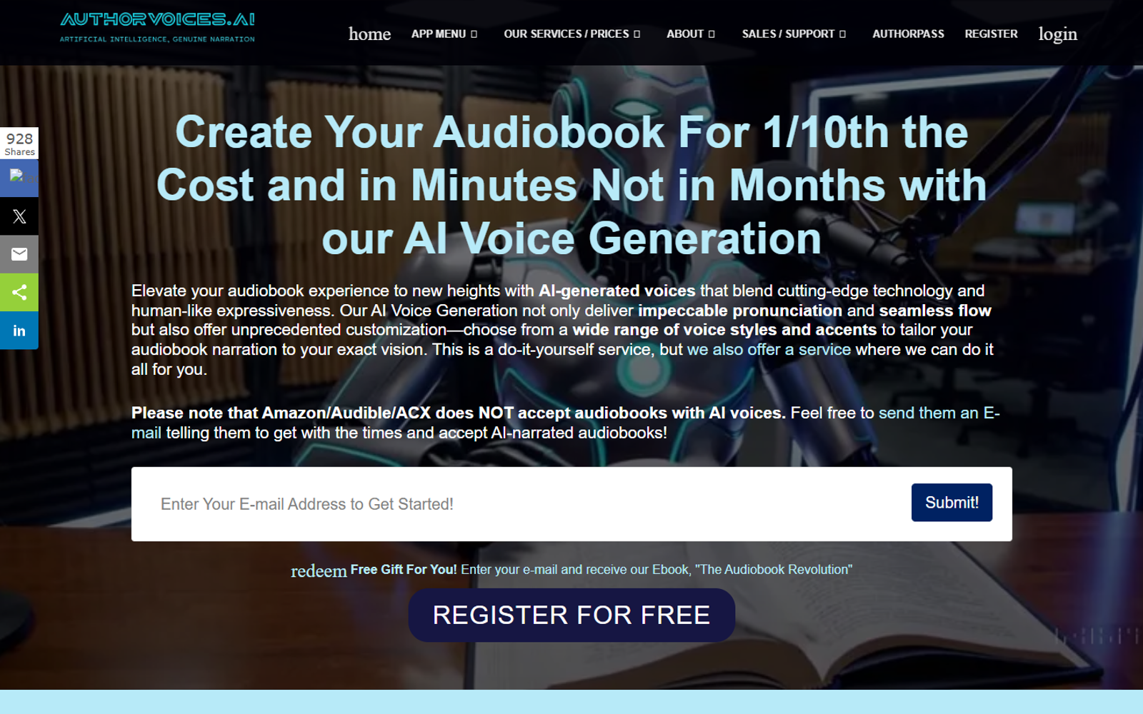 AuthorVoices.ai — интерфейс нейросети AuthorVoices.ai — интерфейс нейросети
