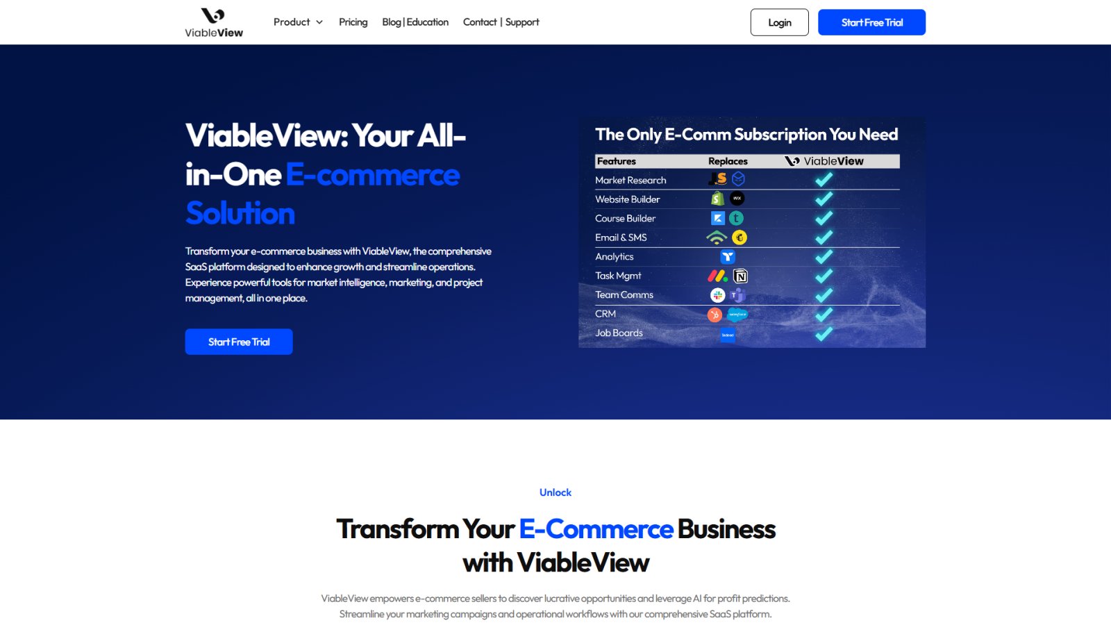 ViableView нейросеть Главная страница