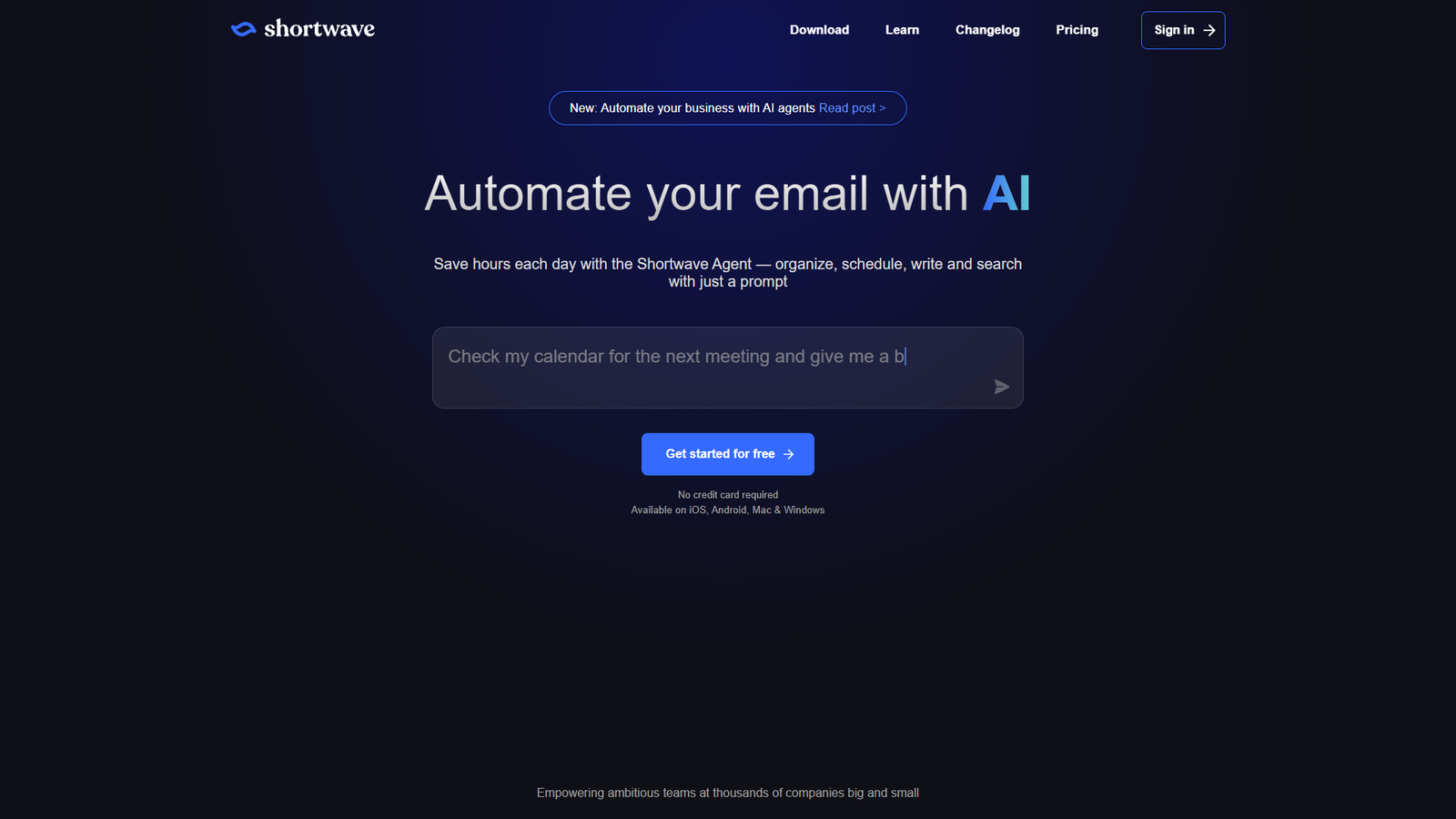 Shortwave — интерфейс нейросети Shortwave — интерфейс нейросети