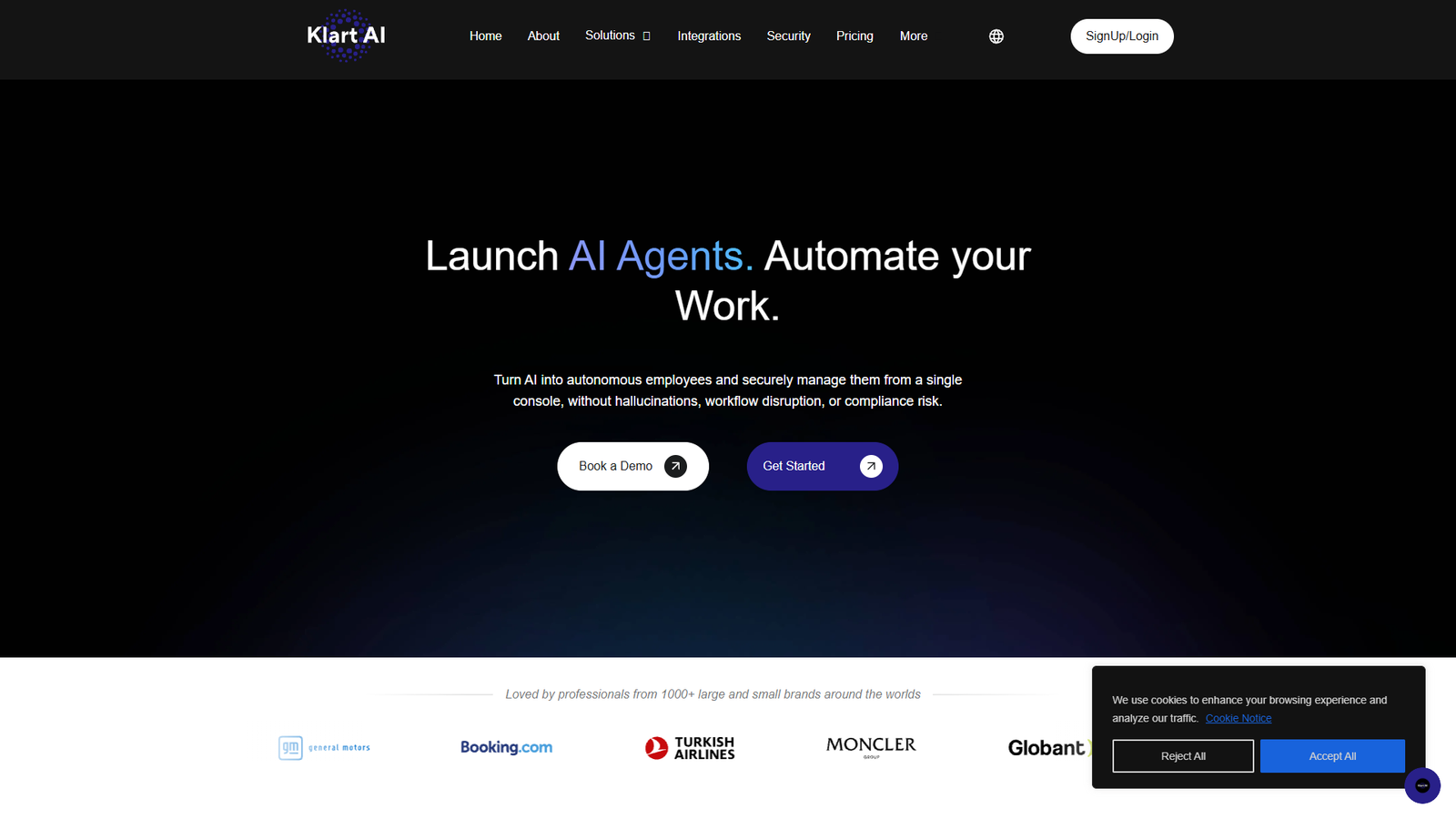 Klart AI — интерфейс нейросети Klart AI — интерфейс нейросети