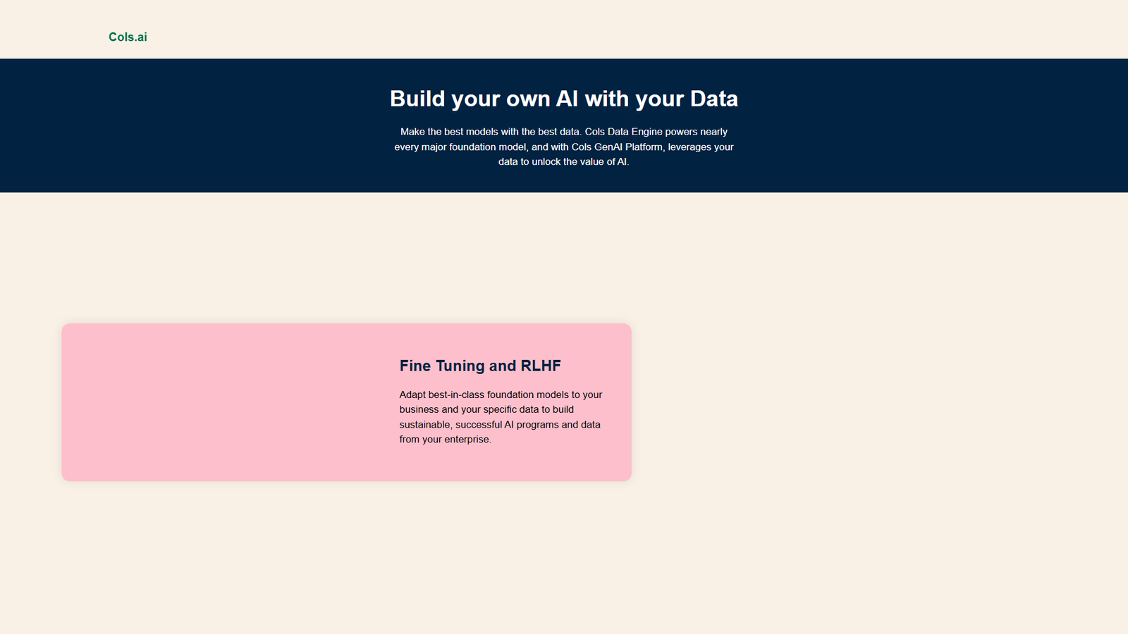 Cols AI Voice Calls — интерфейс нейросети Cols AI Voice Calls — интерфейс нейросети