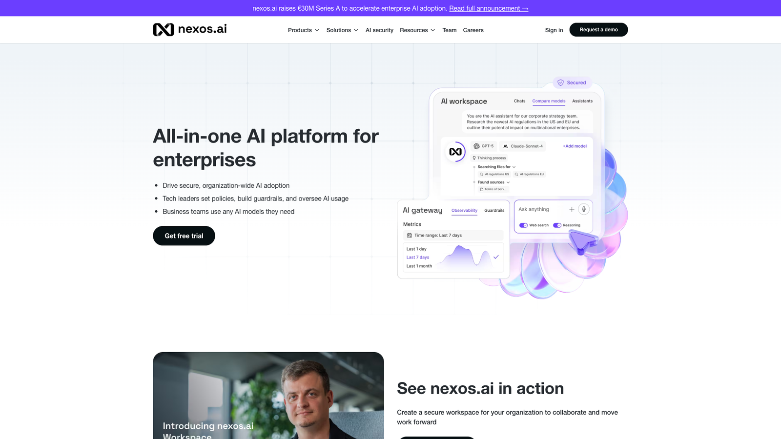 nexos.ai — интерфейс нейросети nexos.ai — интерфейс нейросети