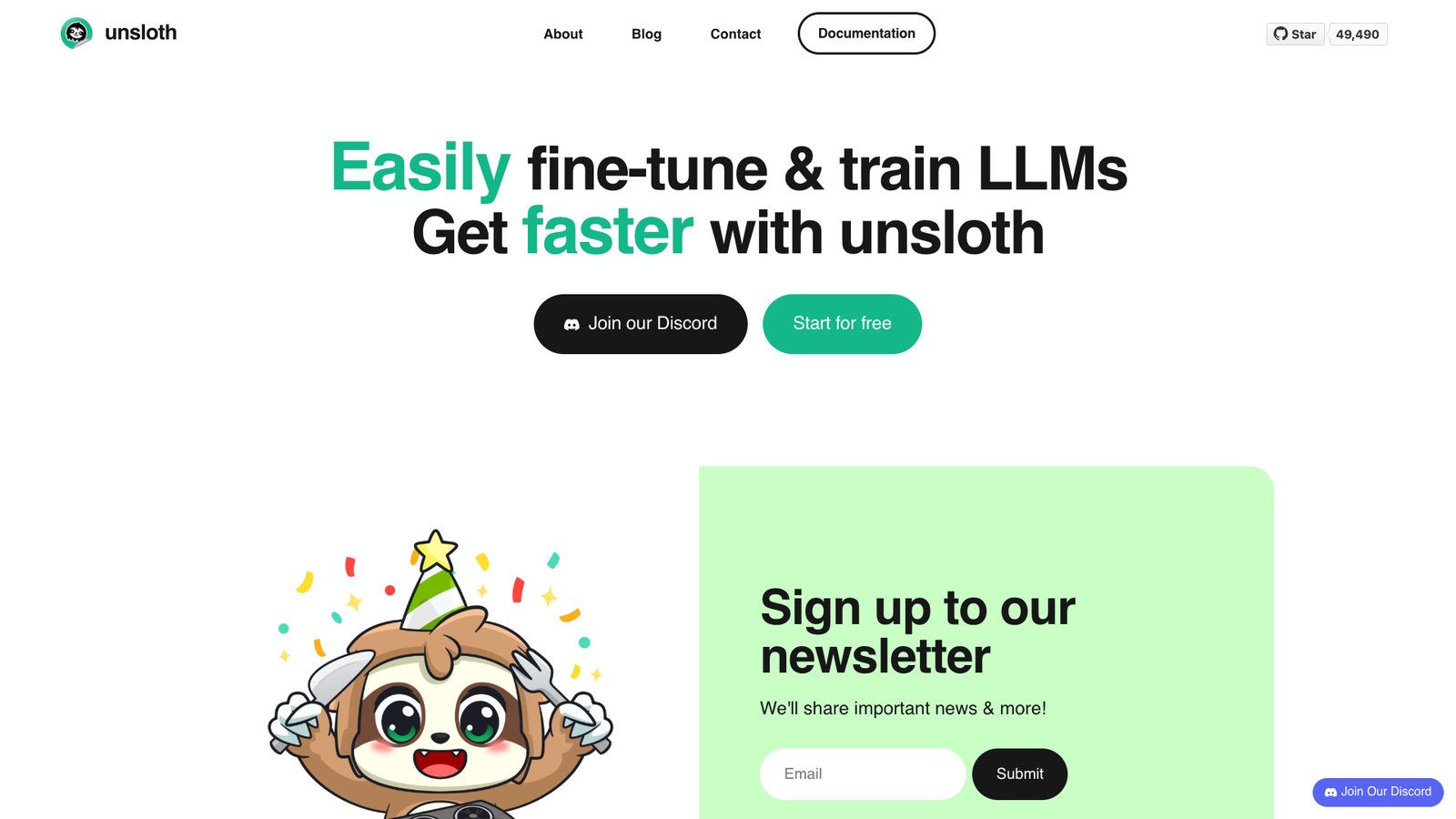 Unsloth AI — интерфейс нейросети Unsloth AI — интерфейс нейросети