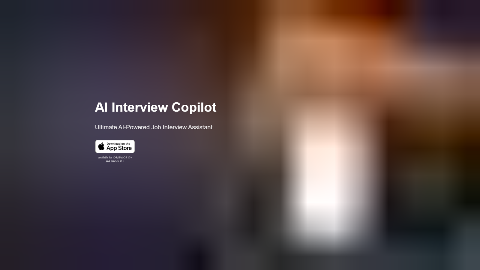 AI Interview Copilot — интерфейс нейросети AI Interview Copilot — интерфейс нейросети