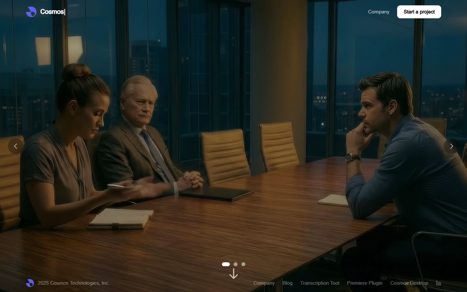 Cosmos — интерфейс нейросети Cosmos — интерфейс нейросети