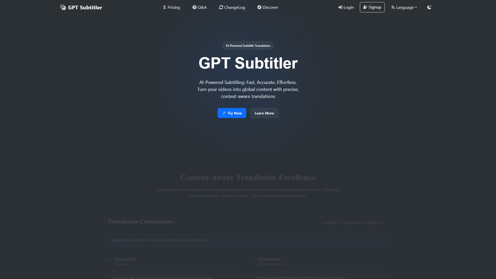 GPT Subtitler — интерфейс нейросети GPT Subtitler — интерфейс нейросети