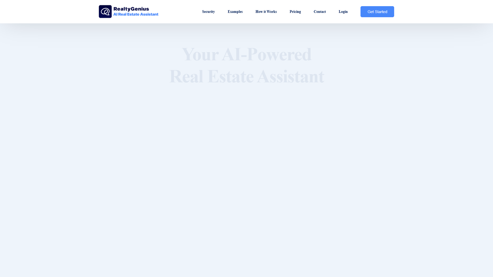 RealtyGenius.AI — интерфейс нейросети RealtyGenius.AI — интерфейс нейросети