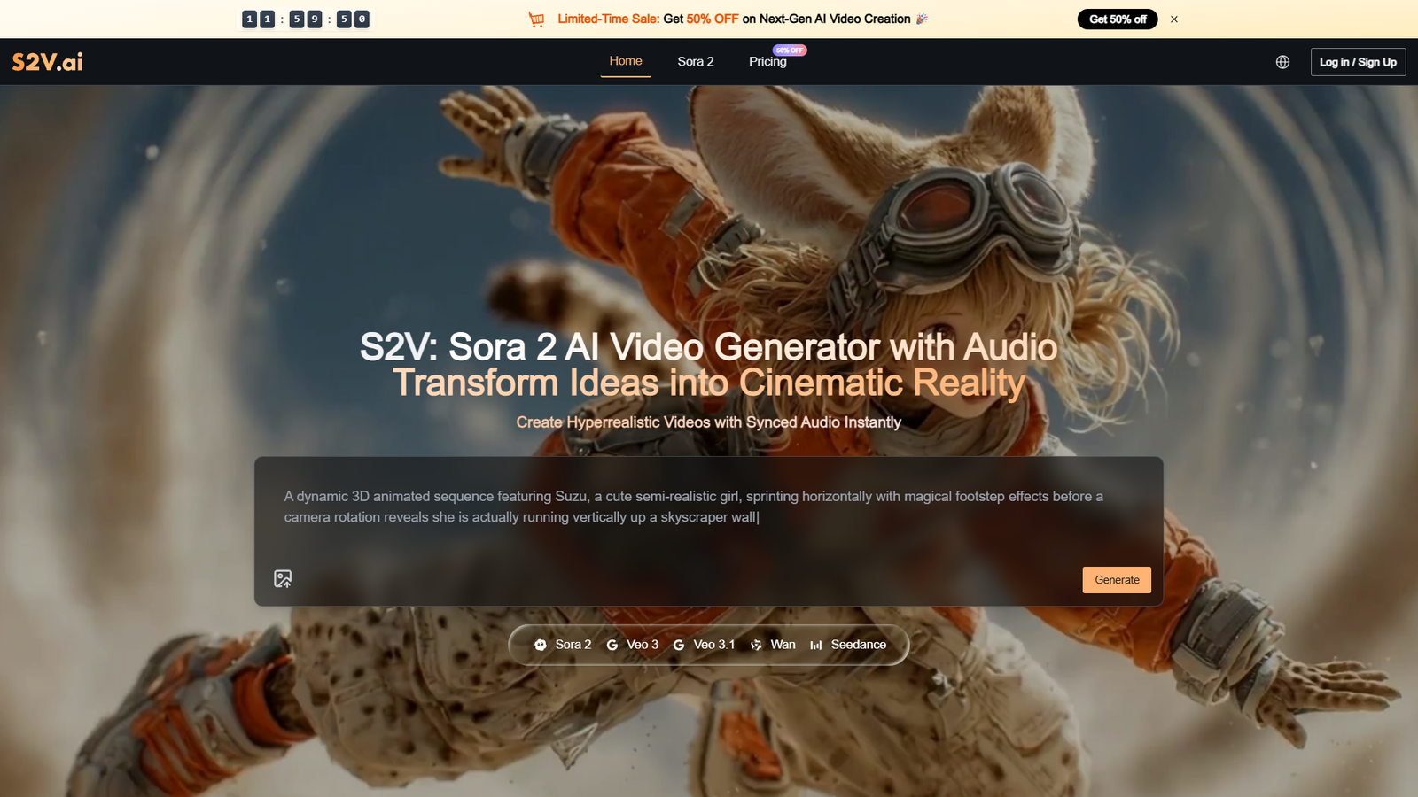 S2V — интерфейс нейросети S2V — интерфейс нейросети