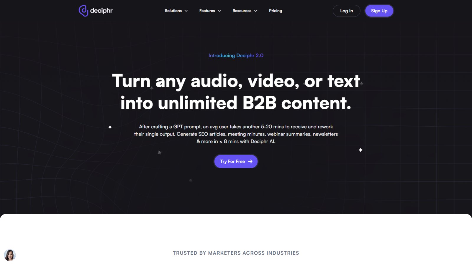 Deciphr Ai нейросеть Главная страница Deciphr Ai нейросеть Главная страница