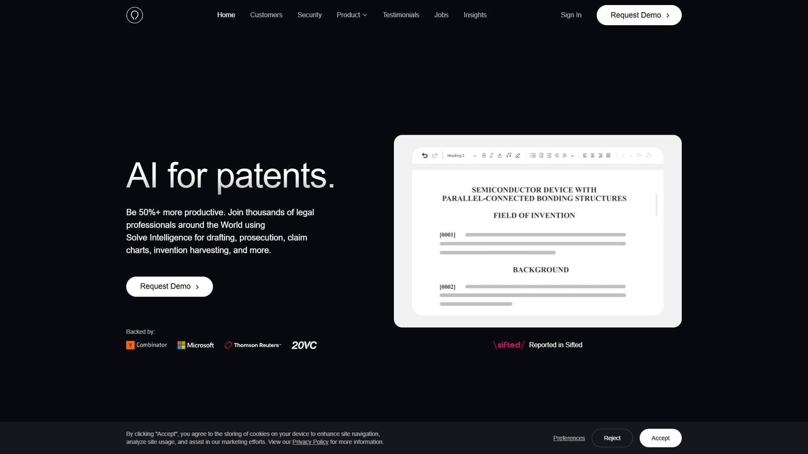 Solve Intelligence — интерфейс нейросети Solve Intelligence — интерфейс нейросети