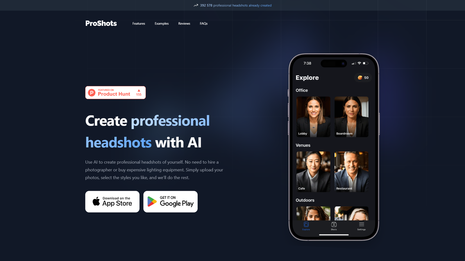 ProShots — интерфейс нейросети ProShots — интерфейс нейросети