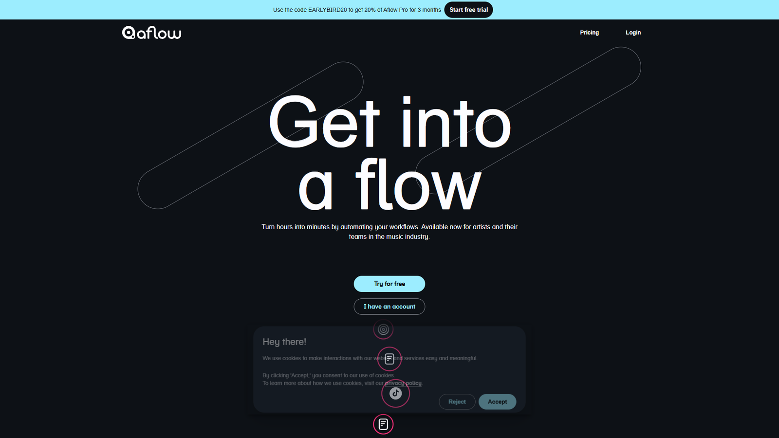 Aflow — интерфейс нейросети Aflow — интерфейс нейросети