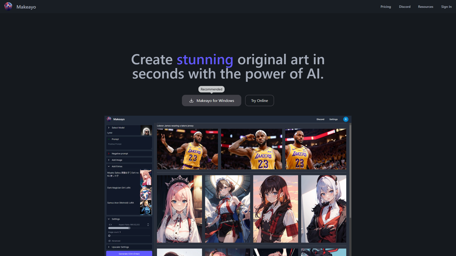 Makeayo — интерфейс нейросети Makeayo — интерфейс нейросети