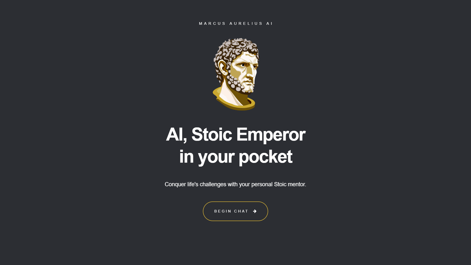 Marcus Aurelius AI — интерфейс нейросети Marcus Aurelius AI — интерфейс нейросети