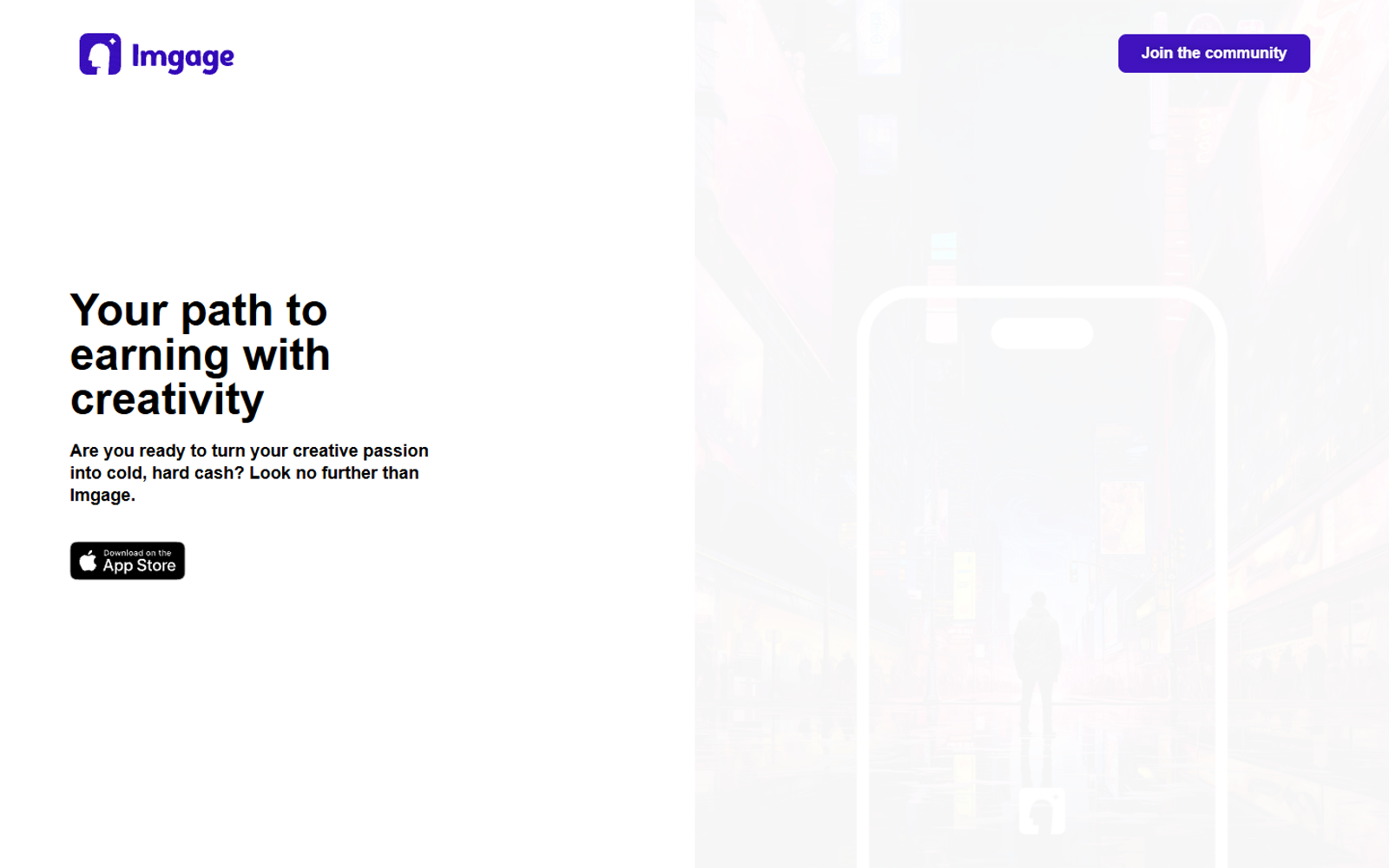 Imgage — интерфейс нейросети Imgage — интерфейс нейросети