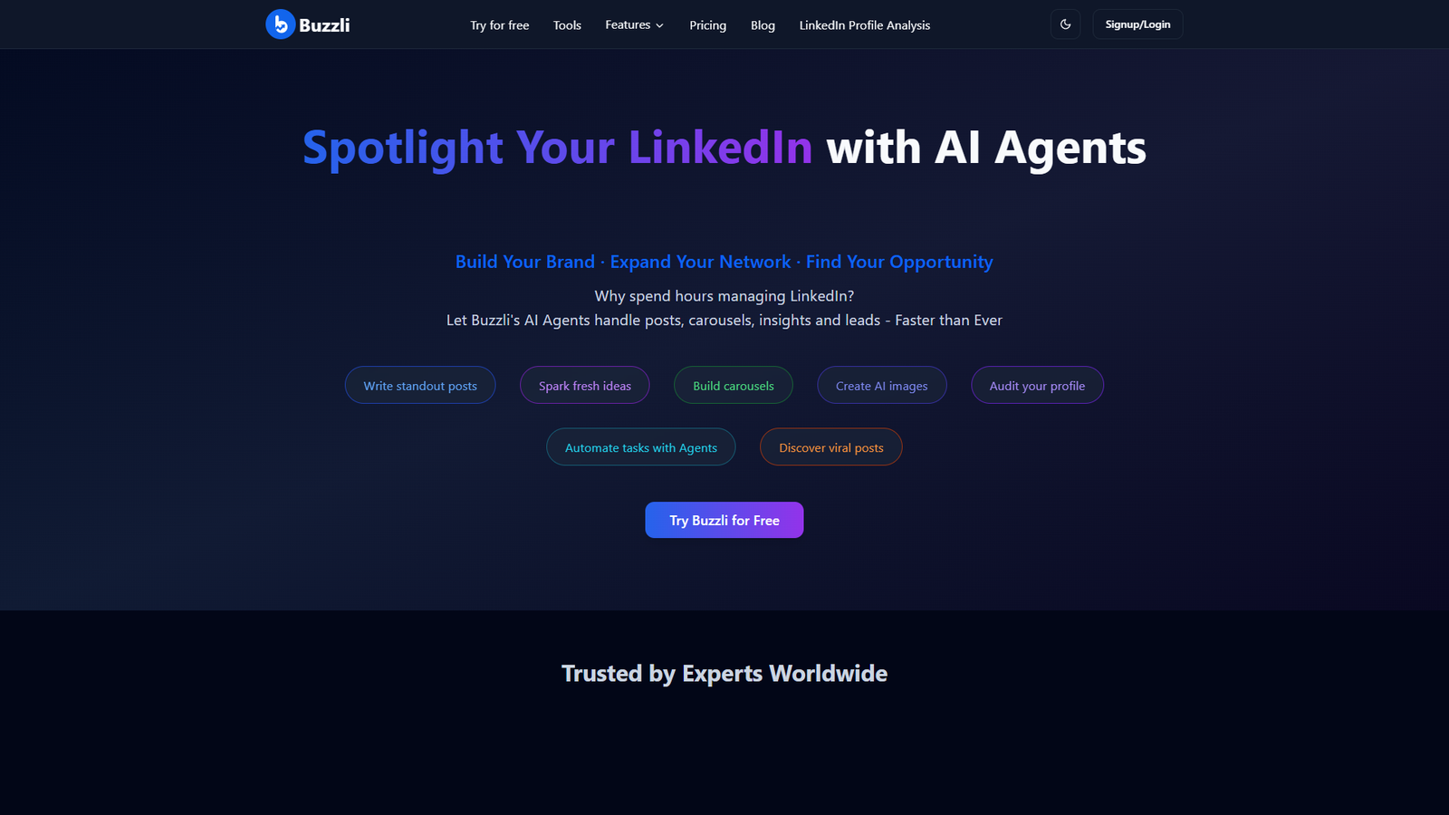 Buzzli — интерфейс нейросети Buzzli — интерфейс нейросети