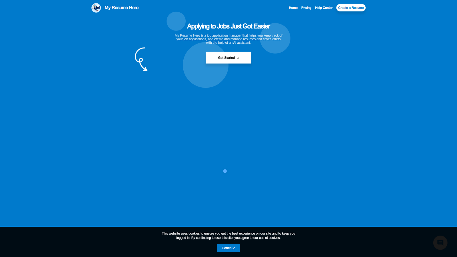 My Resume Hero — интерфейс нейросети My Resume Hero — интерфейс нейросети
