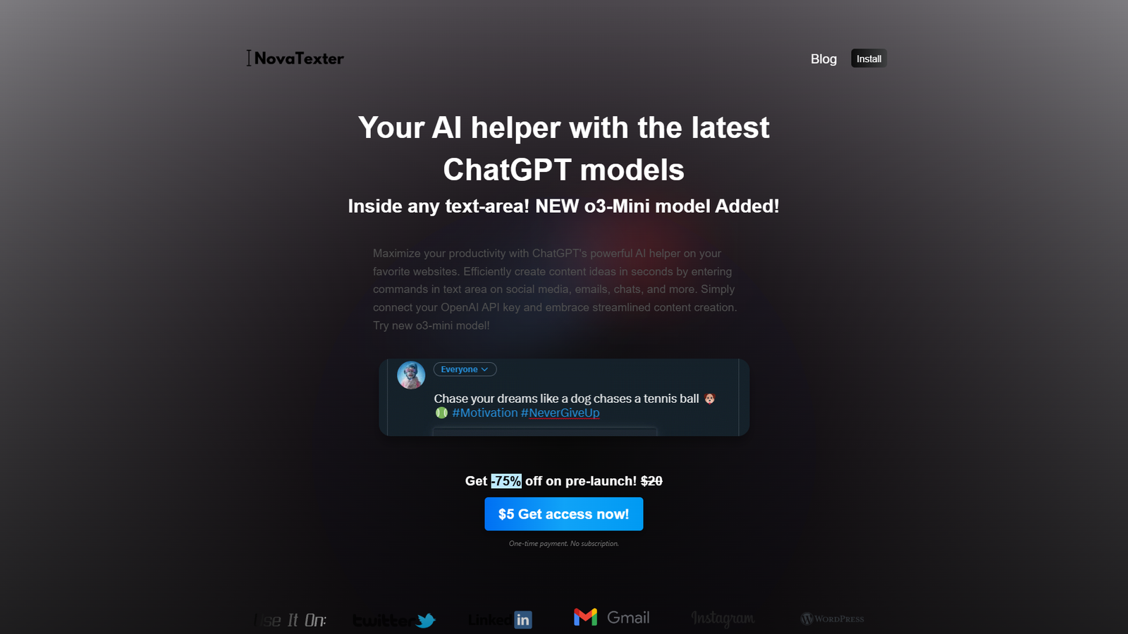 NovaTexter — интерфейс нейросети NovaTexter — интерфейс нейросети