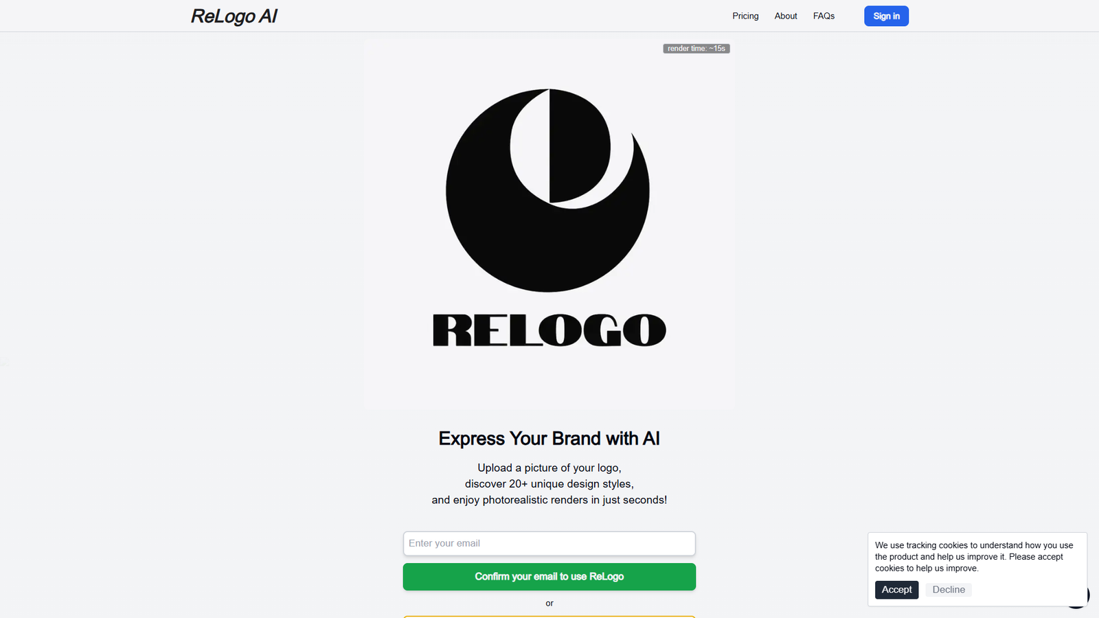 ReLogo AI — интерфейс нейросети ReLogo AI — интерфейс нейросети