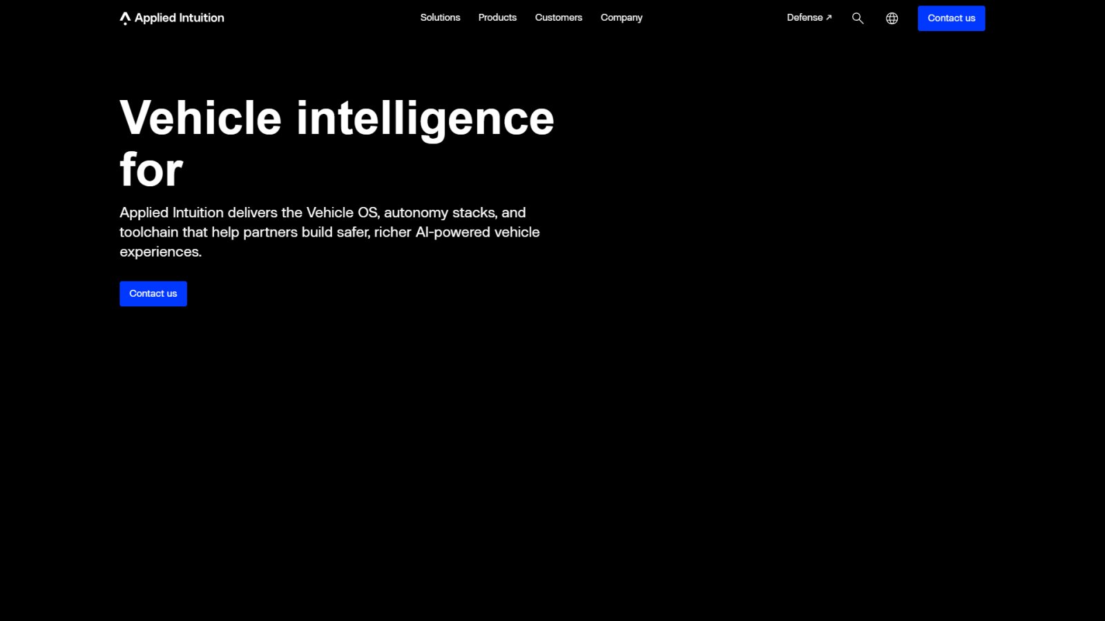 Applied Intuition нейросеть Главная страница