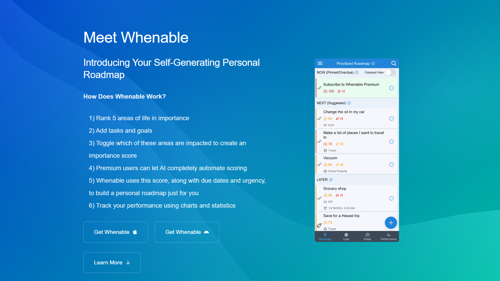 Whenable — интерфейс нейросети Whenable — интерфейс нейросети