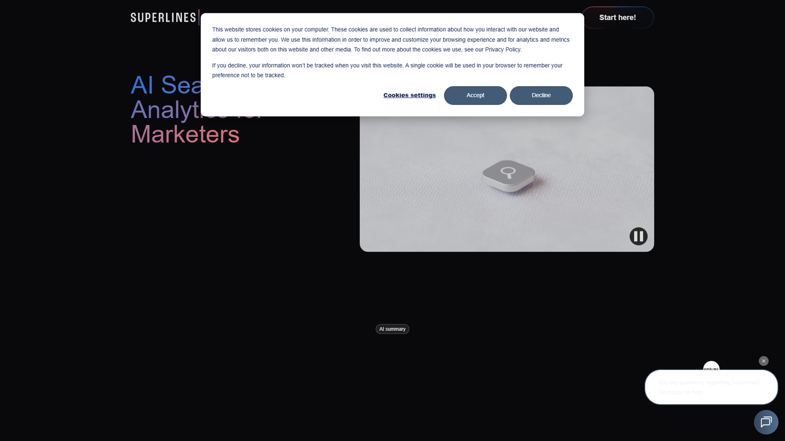 Superlines — интерфейс нейросети Superlines — интерфейс нейросети