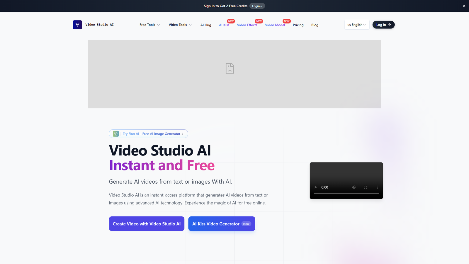 Video Studio AI — интерфейс нейросети Video Studio AI — интерфейс нейросети