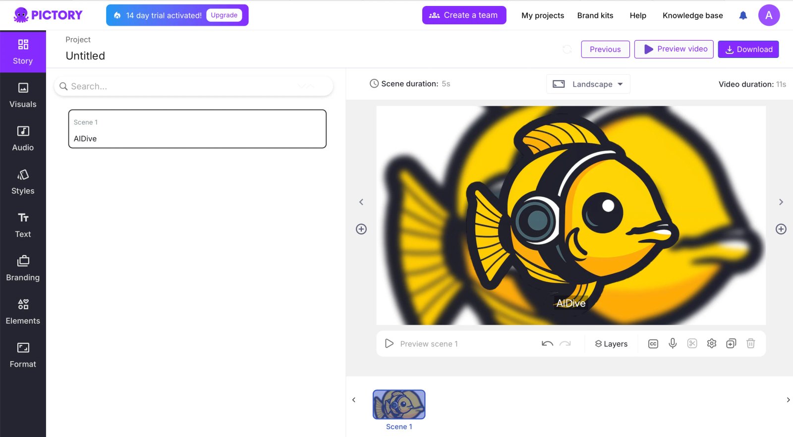 Pictory Пример создания видео - AIDive Pictory Пример создания видео - AIDive
