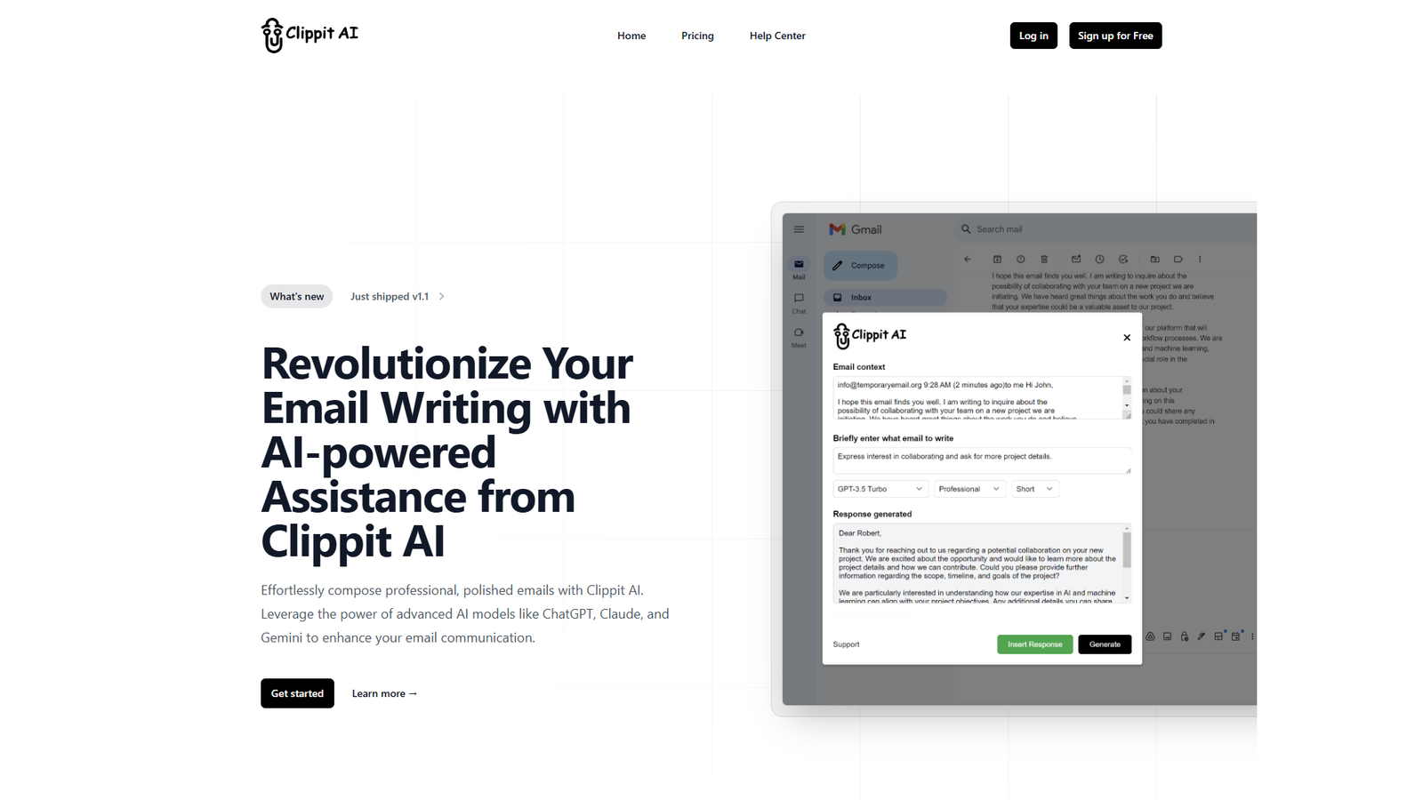 Clippit AI — интерфейс нейросети Clippit AI — интерфейс нейросети