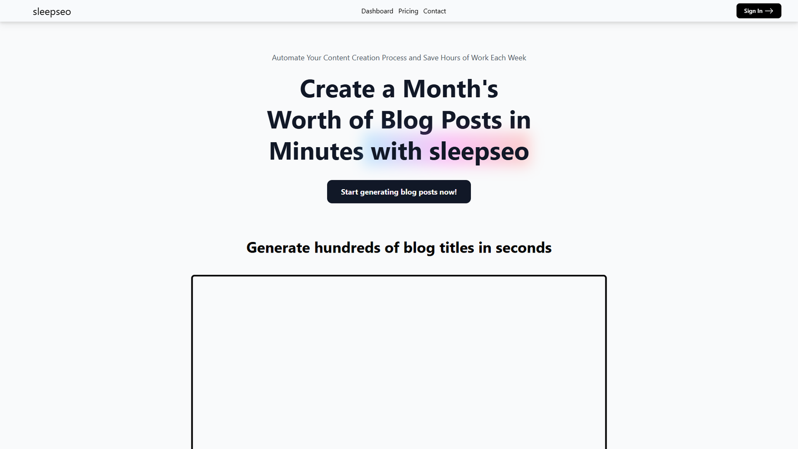 sleepseo — интерфейс нейросети sleepseo — интерфейс нейросети