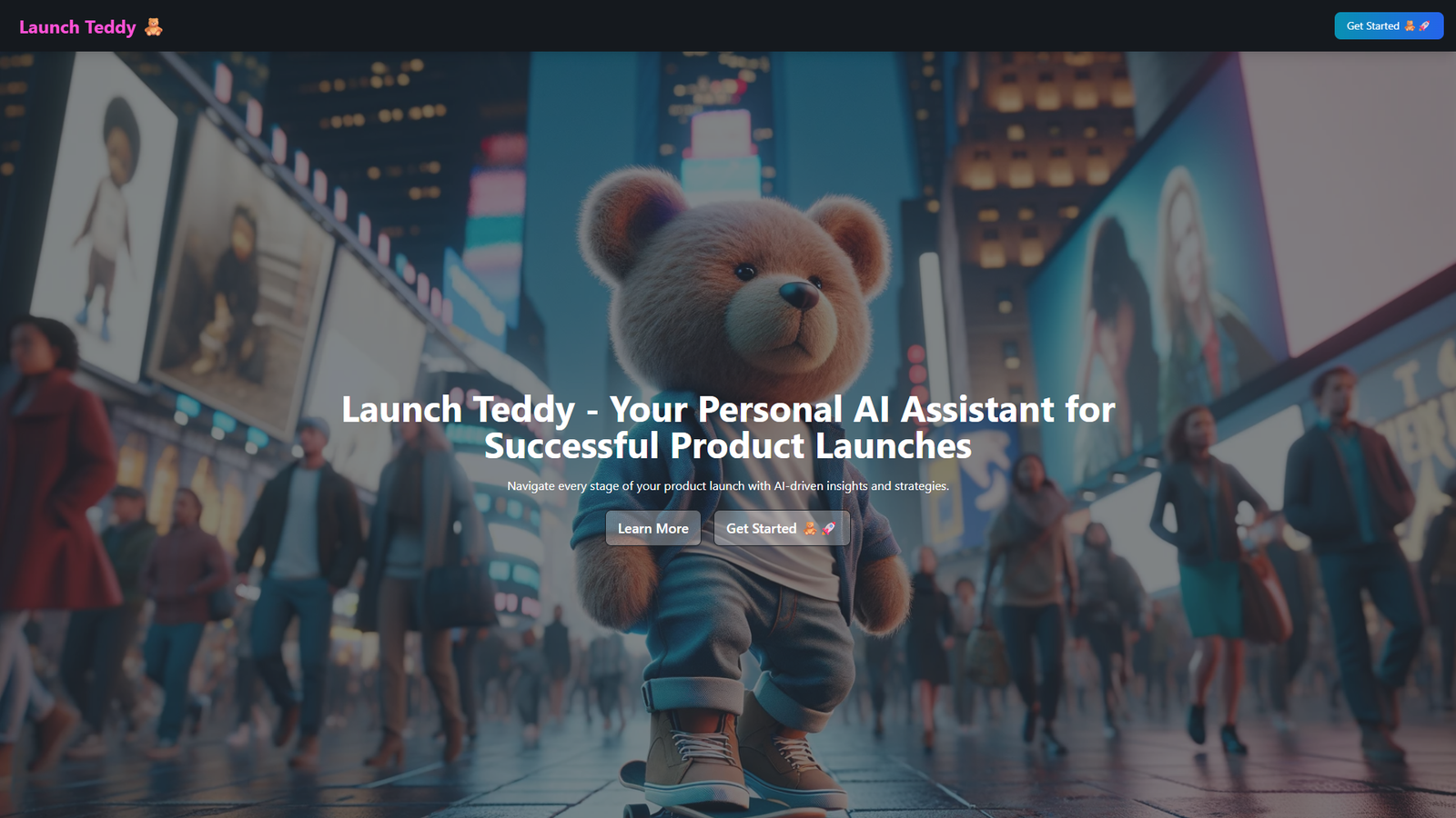 Launch Teddy — интерфейс нейросети Launch Teddy — интерфейс нейросети