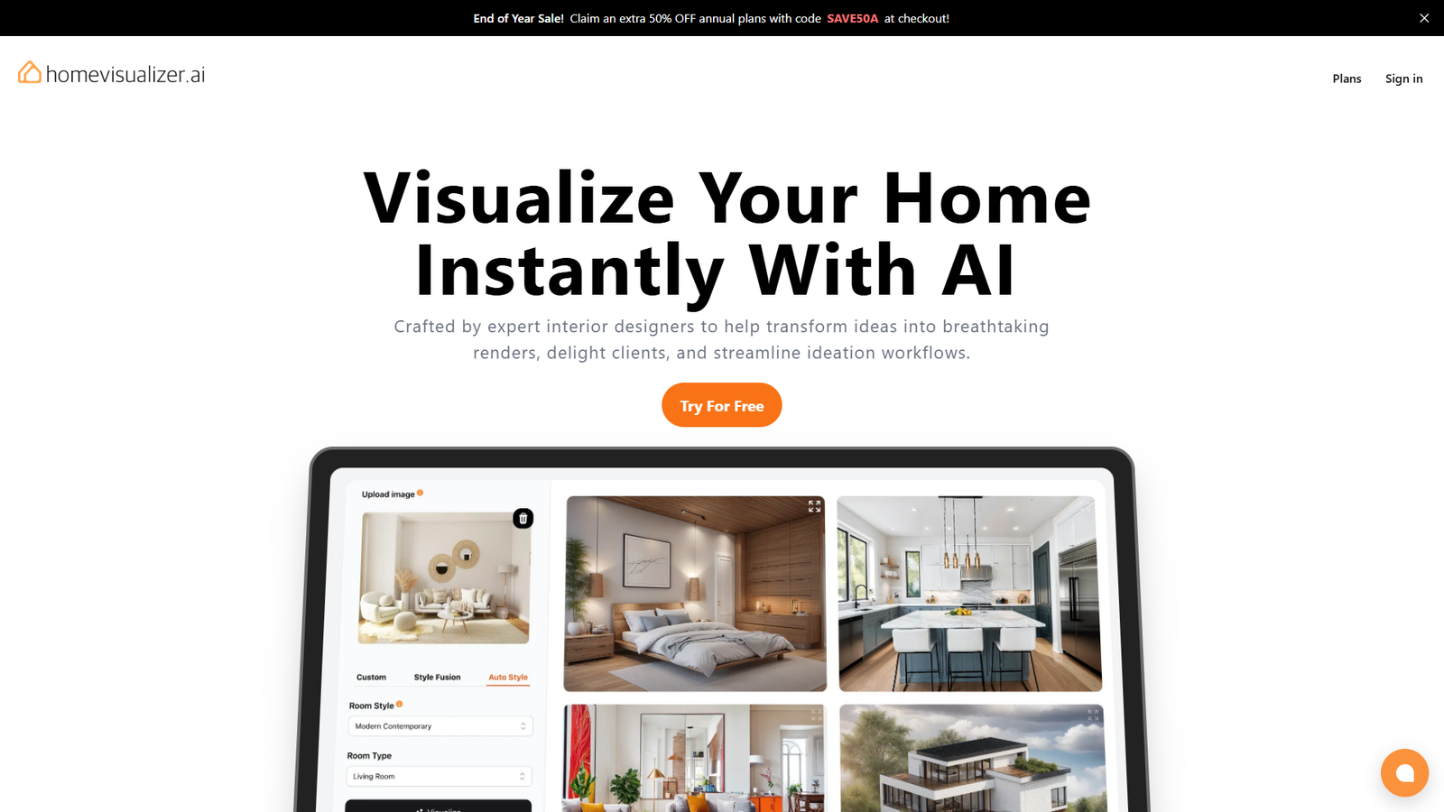 Home Visualizer AI — интерфейс нейросети Home Visualizer AI — интерфейс нейросети