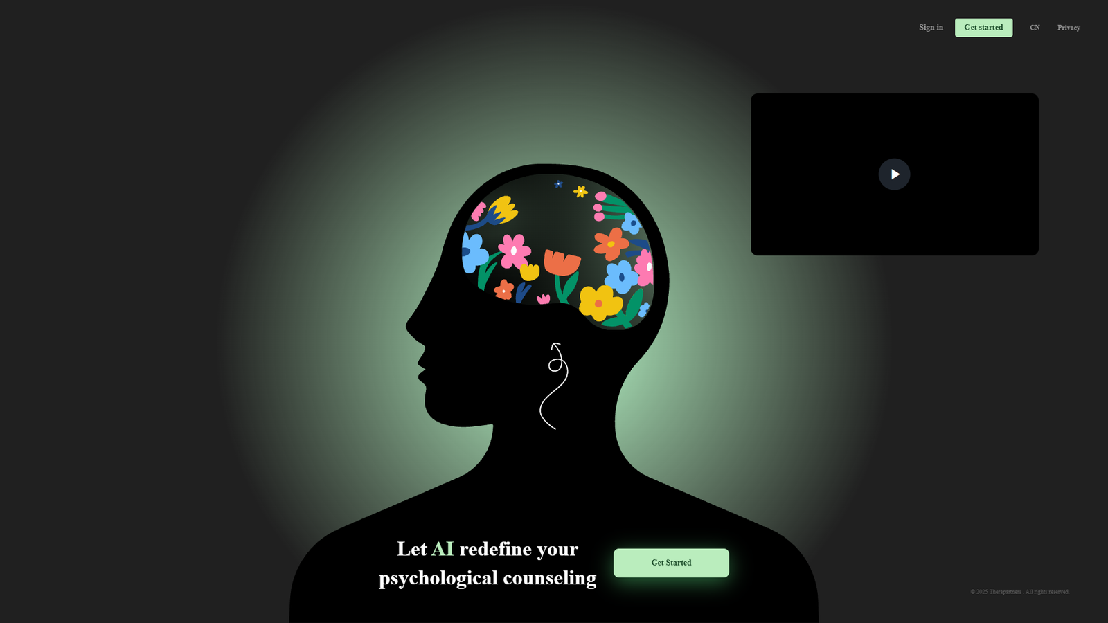 Therapartners — интерфейс нейросети Therapartners — интерфейс нейросети