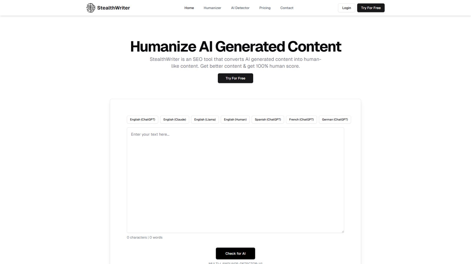 Stealthwriter нейросеть Главная страница Stealthwriter нейросеть Главная страница