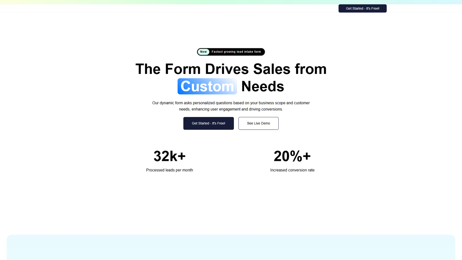 Customform AI — интерфейс нейросети Customform AI — интерфейс нейросети