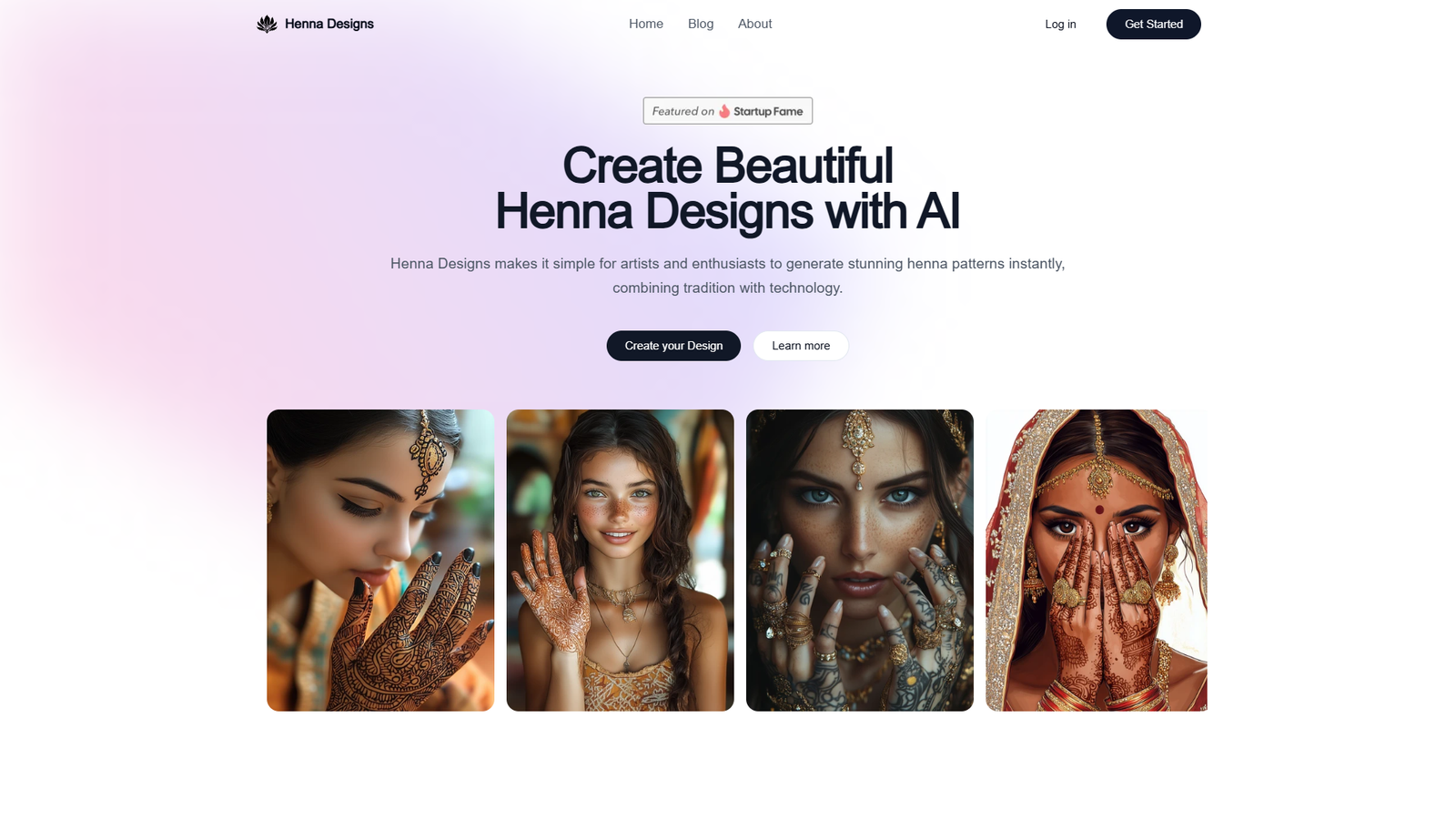 Henna Designs — интерфейс нейросети Henna Designs — интерфейс нейросети