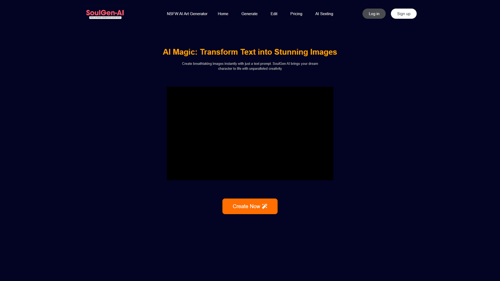 SoulGen AI — интерфейс нейросети SoulGen AI — интерфейс нейросети