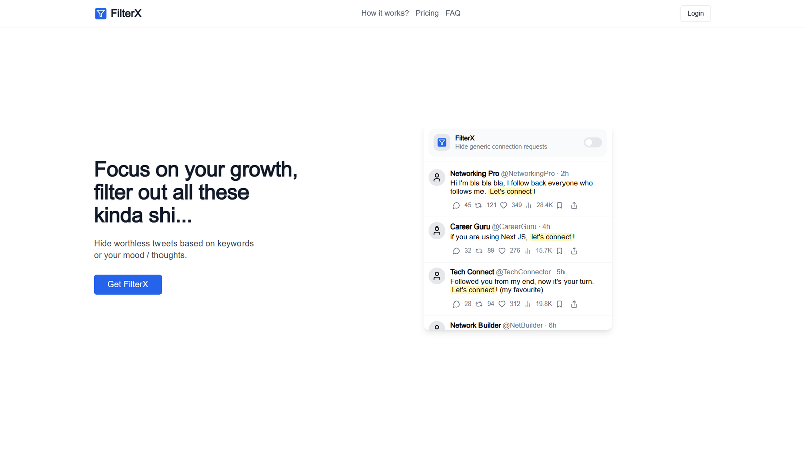 FilterX — интерфейс нейросети FilterX — интерфейс нейросети