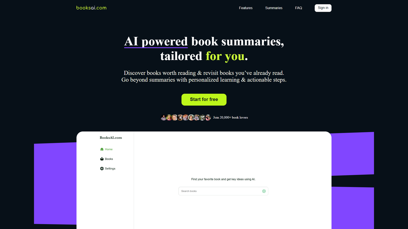 Books AI — интерфейс нейросети Books AI — интерфейс нейросети