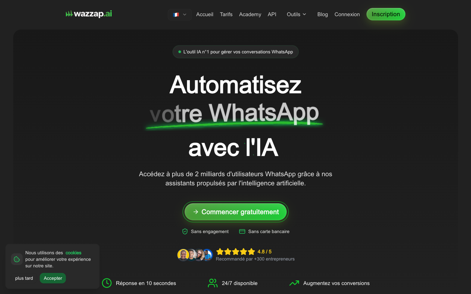 Wazzap AI — интерфейс нейросети Wazzap AI — интерфейс нейросети