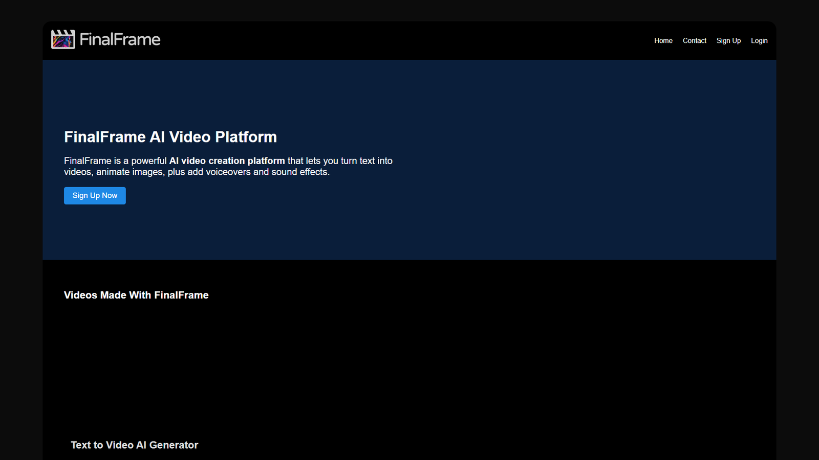 FinalFrame — интерфейс нейросети FinalFrame — интерфейс нейросети