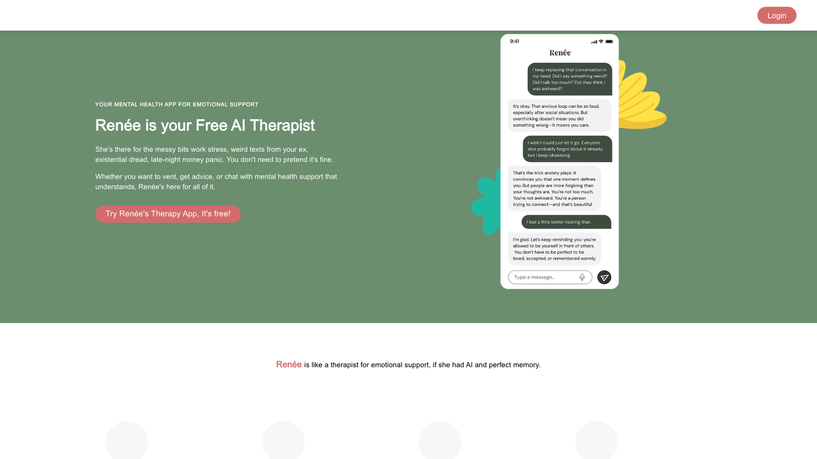 Renée Space — интерфейс нейросети