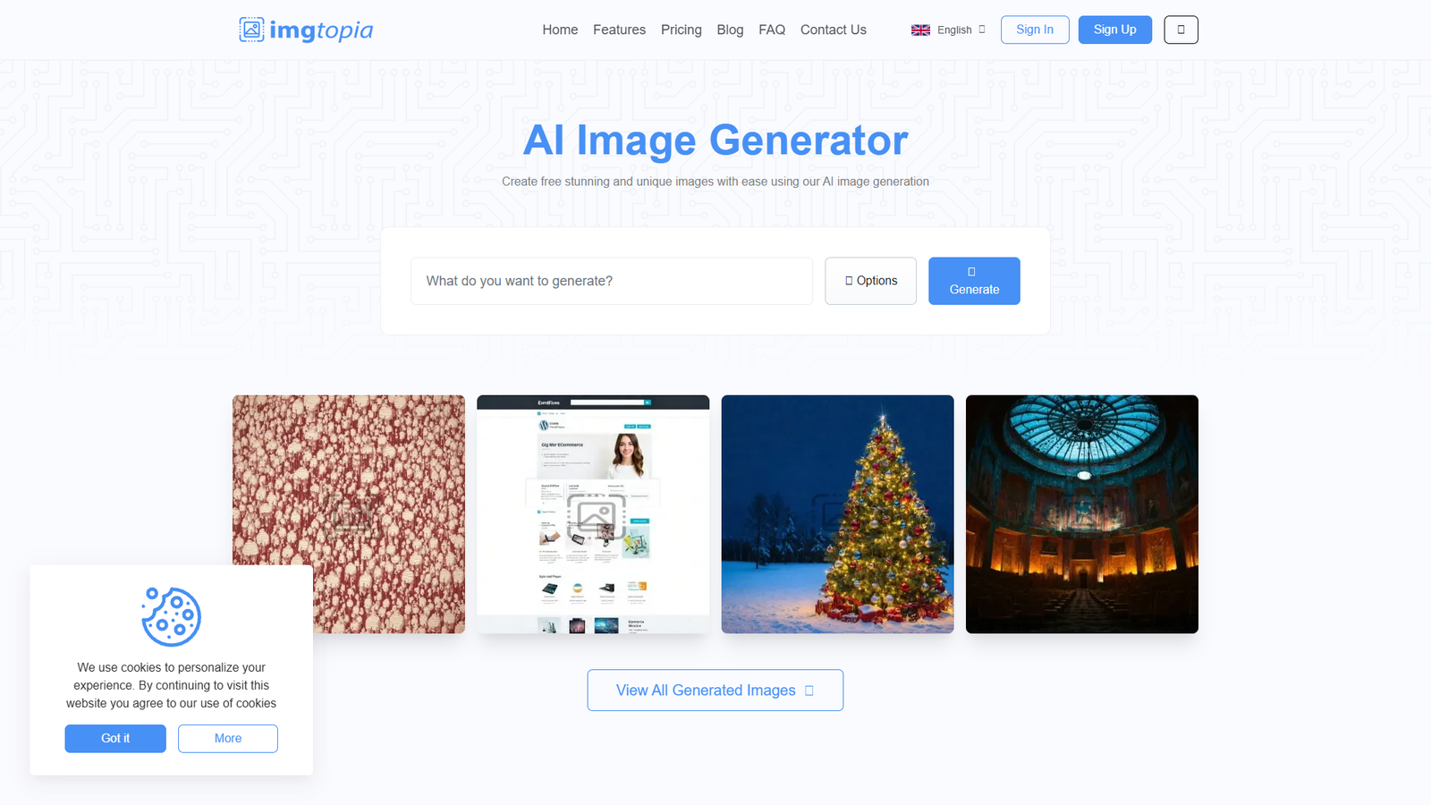 IMGtopia — интерфейс нейросети IMGtopia — интерфейс нейросети