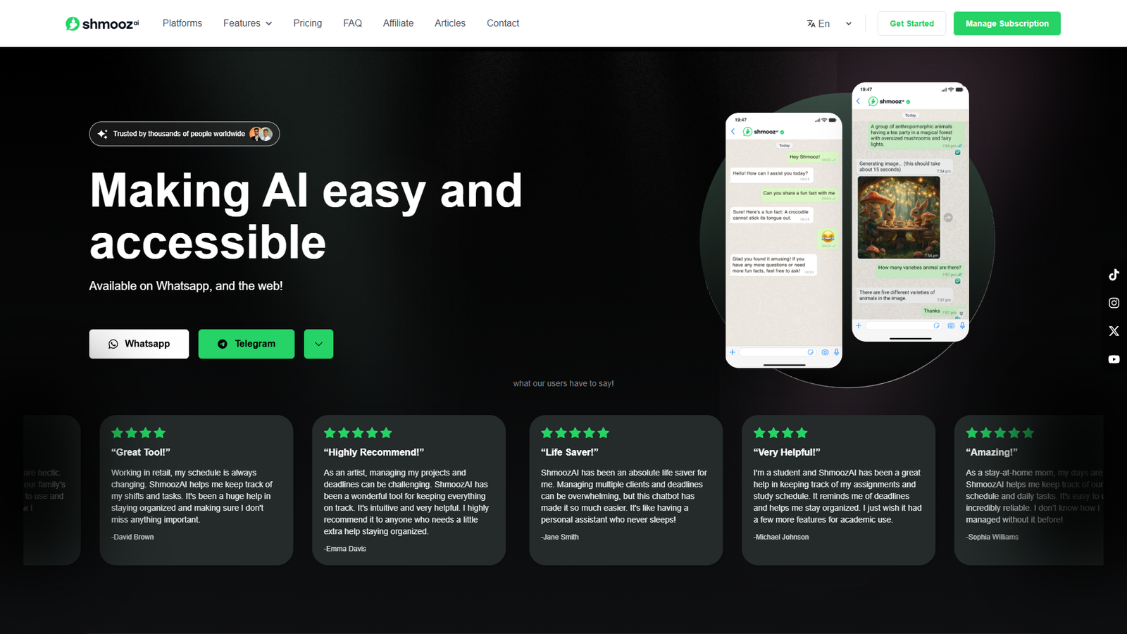 Shmooz AI — интерфейс нейросети Shmooz AI — интерфейс нейросети