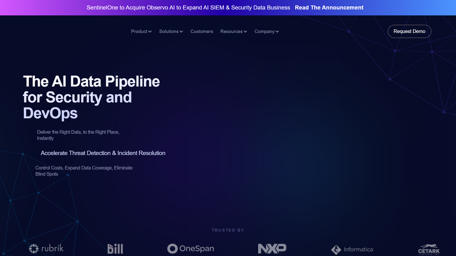 Observo AI — интерфейс нейросети Observo AI — интерфейс нейросети