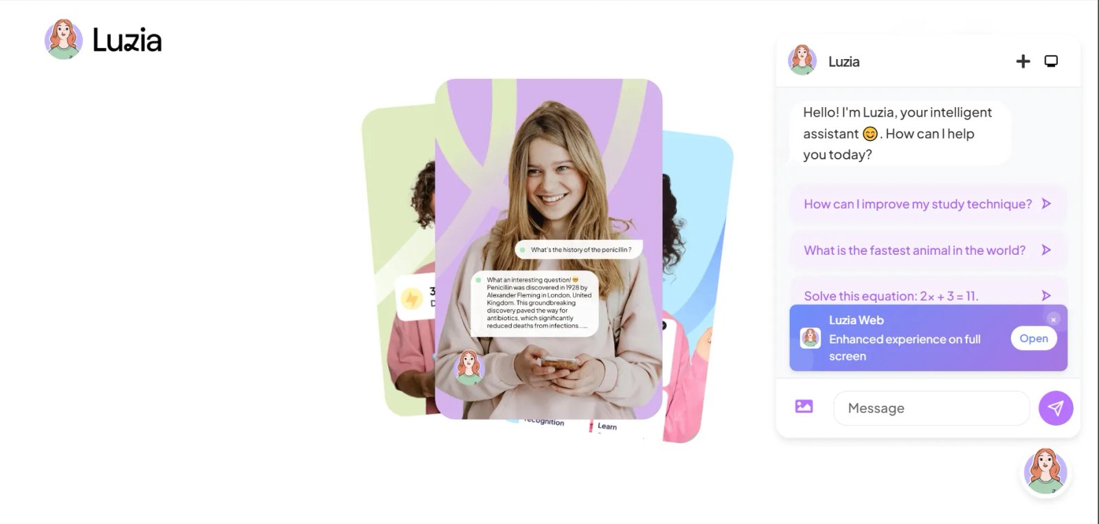 Luzia Главная страница Luzia Главная страница