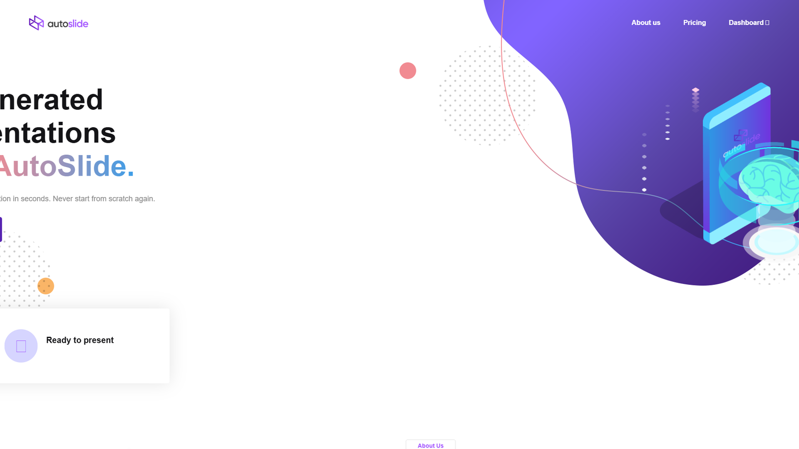 AutoSlide — интерфейс нейросети AutoSlide — интерфейс нейросети