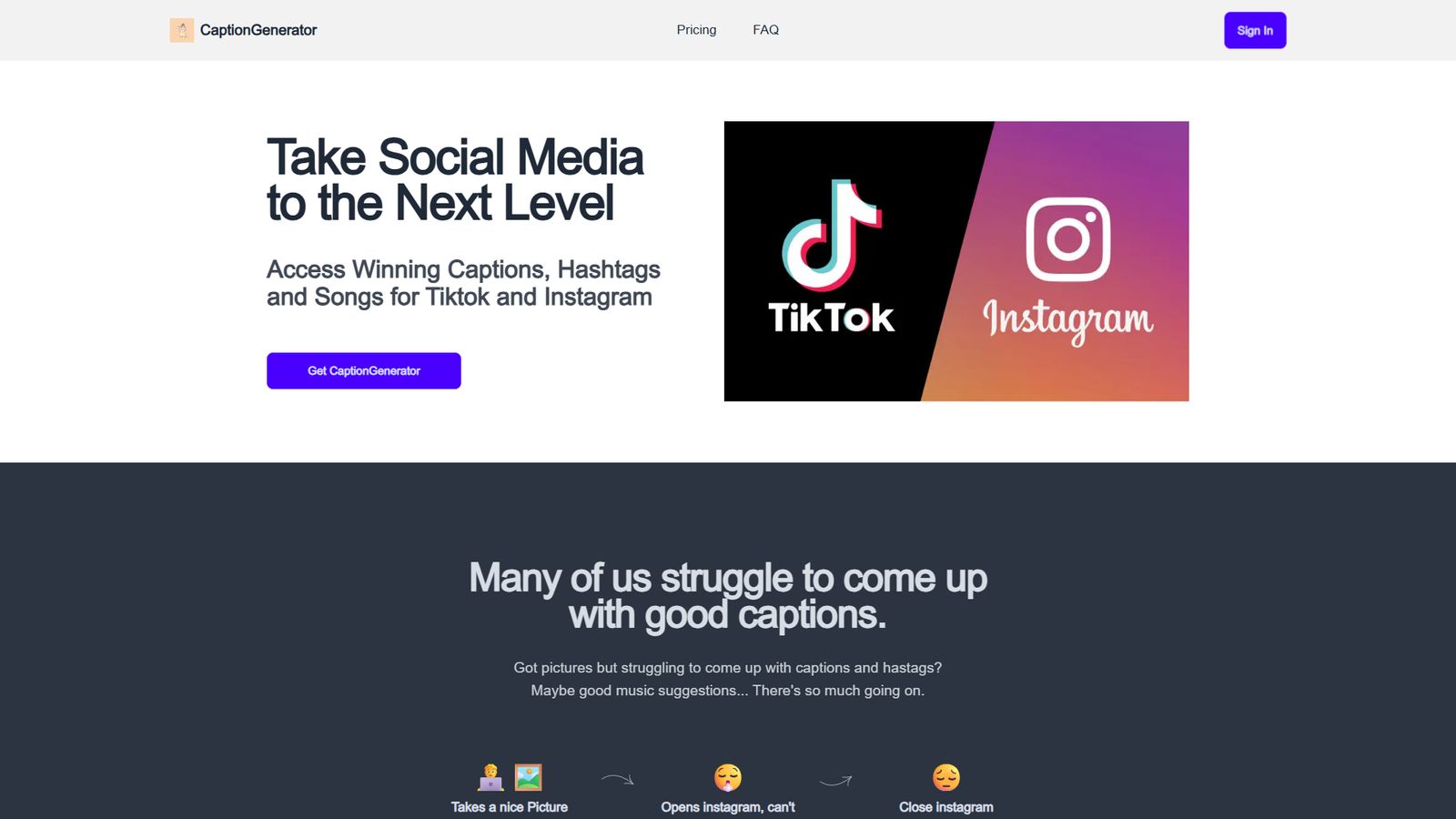 CaptionGenerator — интерфейс нейросети CaptionGenerator — интерфейс нейросети