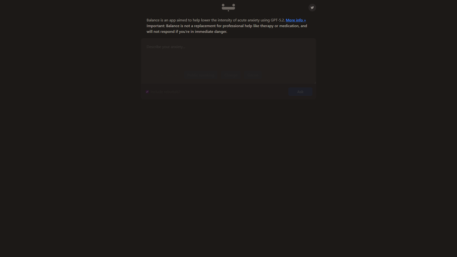 Balance — интерфейс нейросети Balance — интерфейс нейросети