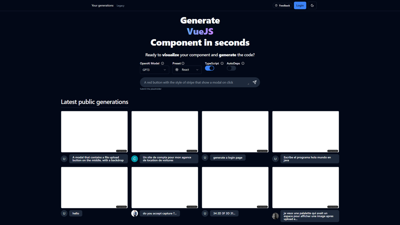 Chat2Code — интерфейс нейросети Chat2Code — интерфейс нейросети